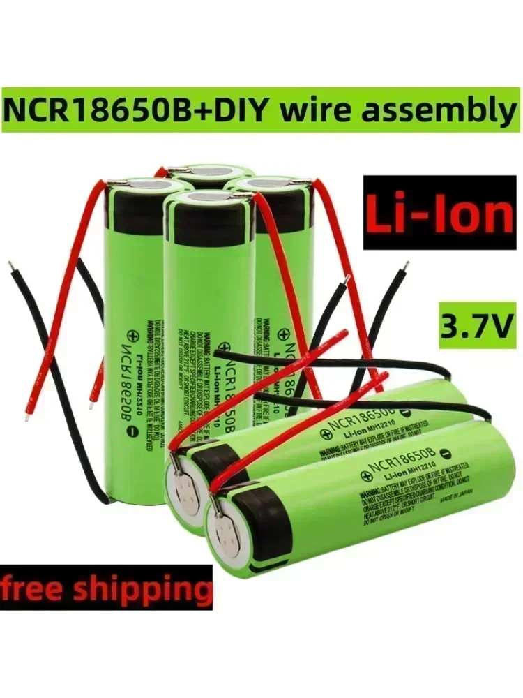 

Аккумулятор 18650 3400 мАч 3,7 В литиевый аккумулятор NCR18650B 3400 мАч, подходит для фонарика