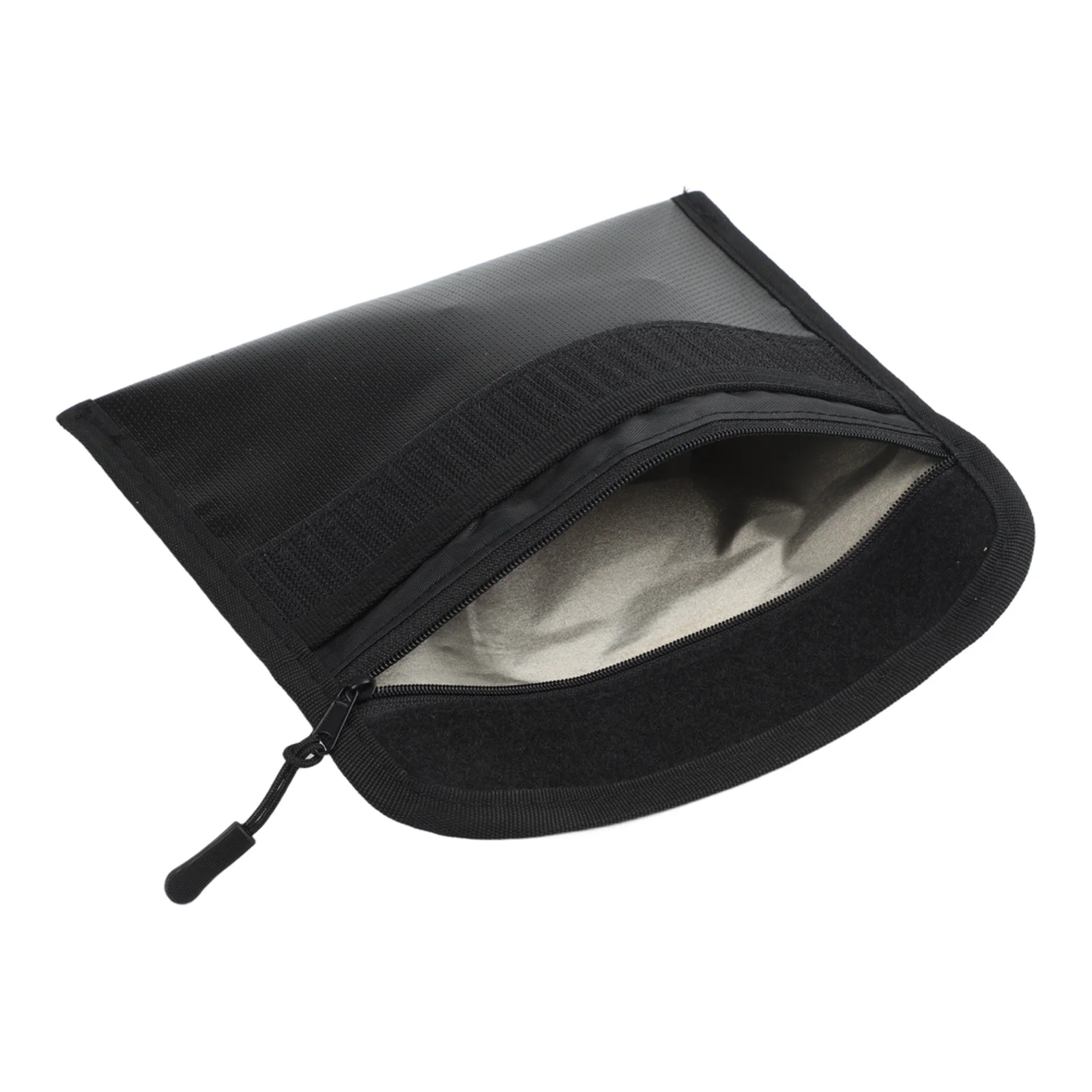 Compact Fireproof Bags for Cash and Passports 2-Pack with Silicone Build and Multi-Layer Insulation Against Fire Hazards