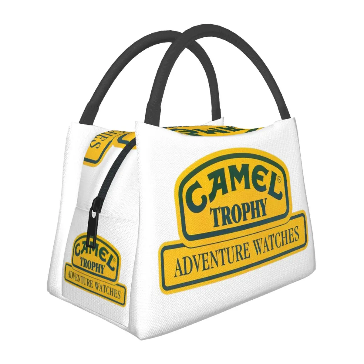 Camel Trophy Lunch Bags Insulated Bento Box Resuable Lunch Tote Picnic Bags Cooler Thermal Bag for Woman Girl Office