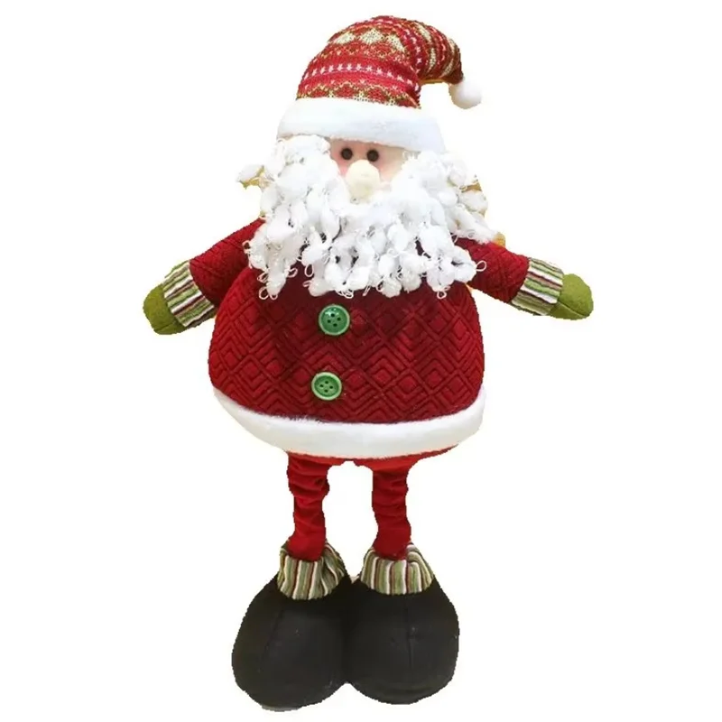 Fotografia 3: Presente de natal enfeites de boneca de natal santa boneco de neve boneca ornamentos casa dos desenhos animados decoração de natal ornamentos suprimentos