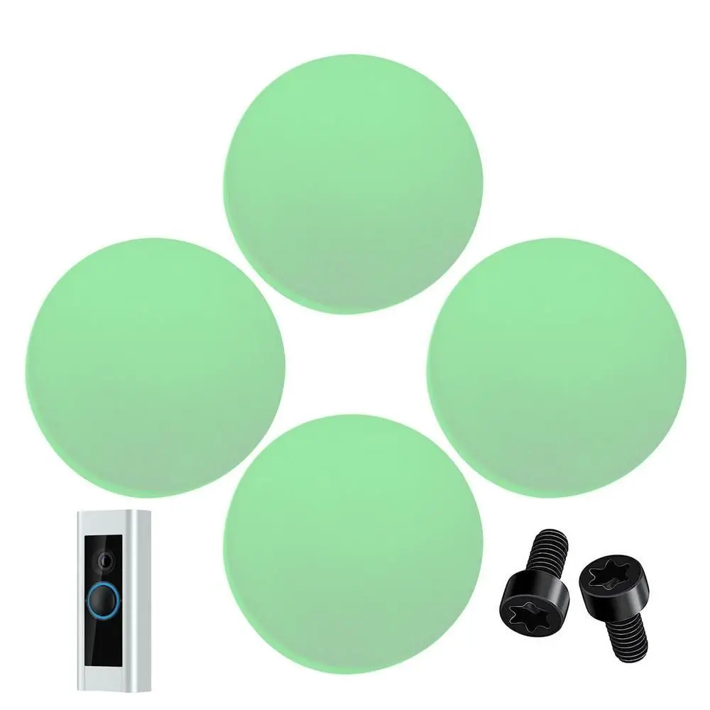 4Pcs Silicone Doorbell Button Replacement Easy To Install Convenient Video Doorbell Buttons Portable Split Cracked Broken