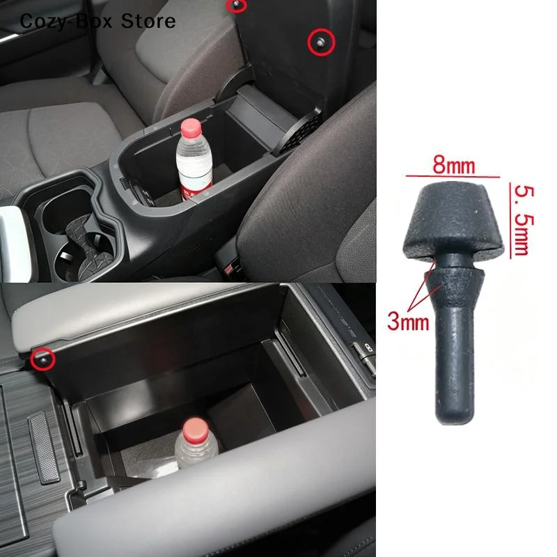 [ZY]For Avensis II T250 Camry XV20 XV40 Camry Gracia New Car Center Console Storage Box Armrest Cushion Pad Rubber[ZY]