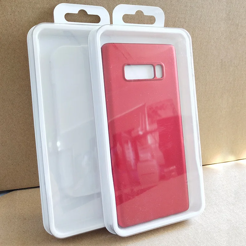 50Pcs Mobile Phone Case Packaging Box PVC Packaging Box for Phone Case Universal Plastic Box Transparent Display