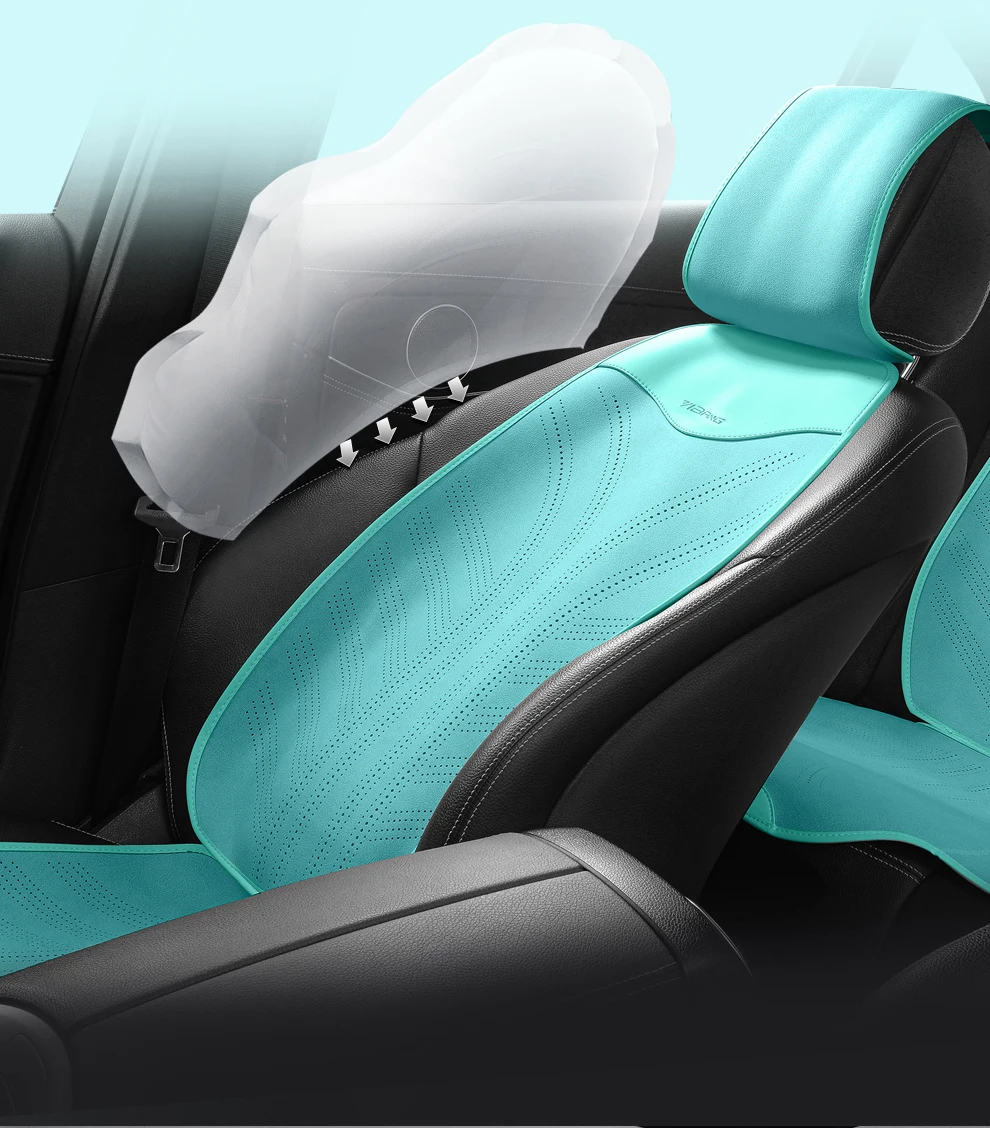 Leder-Autositzbezüge Luxus-Sitzpolster für BMW E60 X5 E70 E46 E36 Audi A4 B8 Golf 5 Opel Corsa d Cupra Formentor – Detail 16
