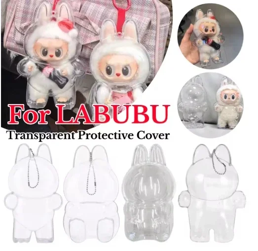 

For Transparent Protect Case Labubu PVC Storage Bag Walk Bag Dustproof Case