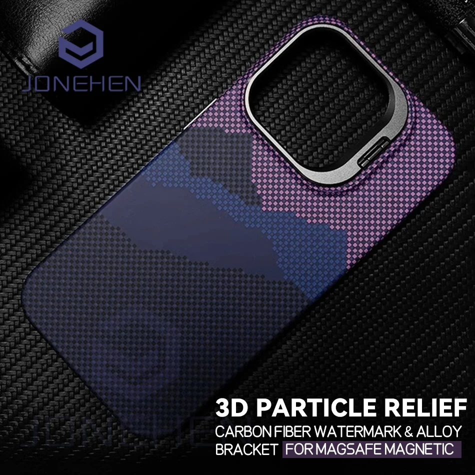 Custodia in rilievo con lente in metallo con supporto magnetico per iPhone 15 14 13 16 Pro Max custodia per PC antiurto con ricarica Wireless per Magsafe
