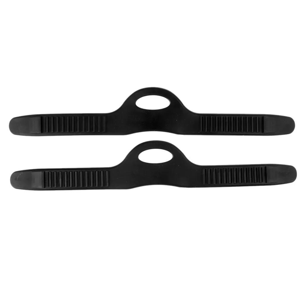 Universal Rubber Fin Straps Spare Set Strong Lightweight Flippers Band Scuba Accessories for Divers Snorkeling and Swimming