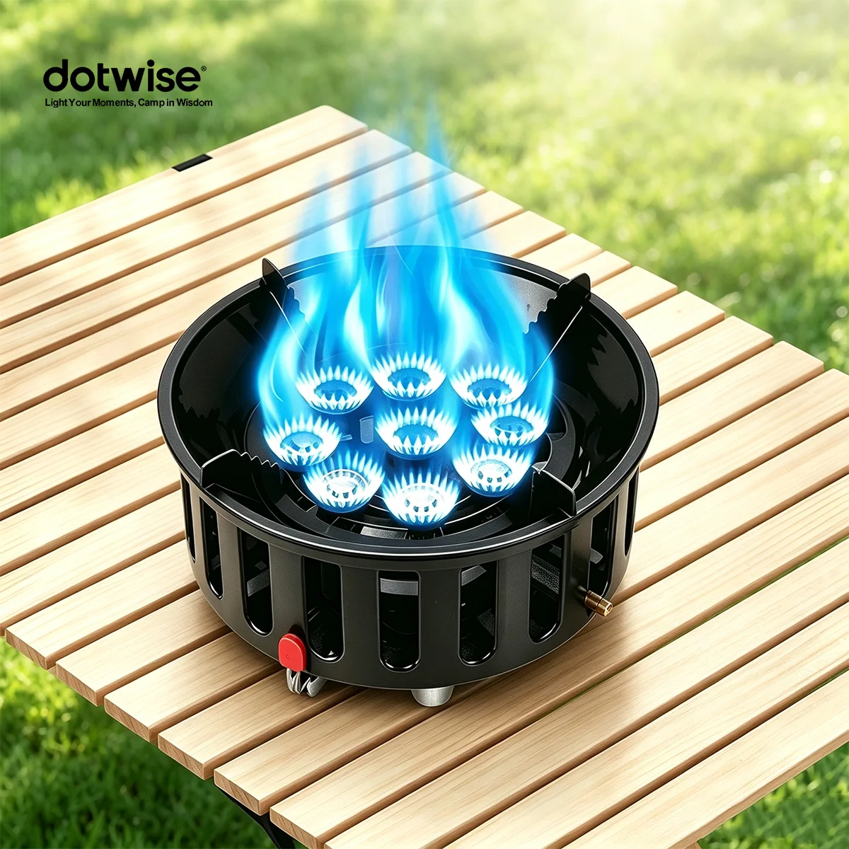 Outdoor Power Equipment Brands - 2100W Outdoor Camping Stove High-Power 9-Core