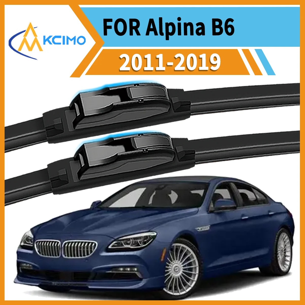 

All-Weather Confidence 2-Pack Wiper Blades For Alpina B6 F12 2011-2019 Clear Vision Reduced Noise Long-Lasting Performance