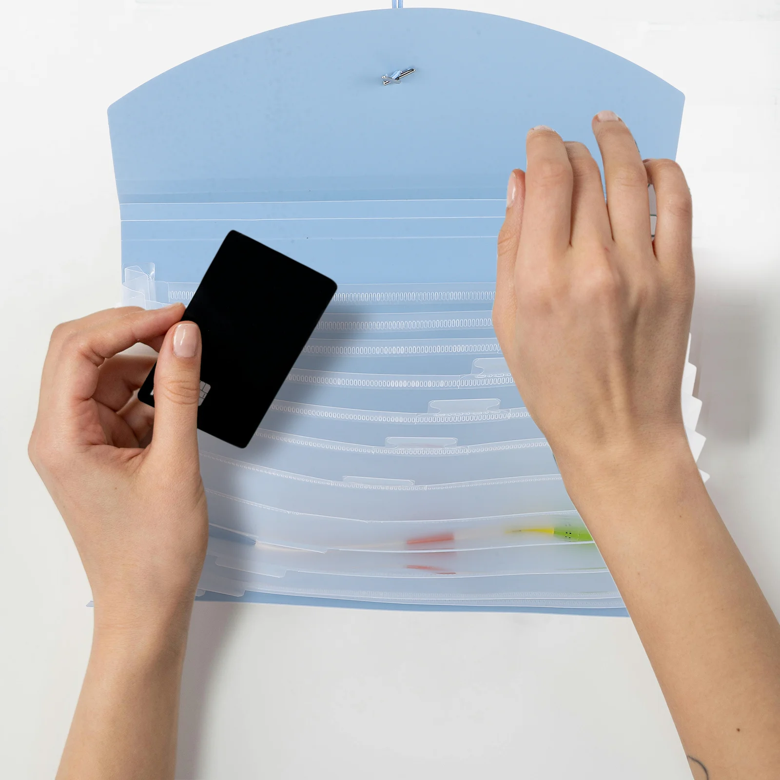 

Органайзер для файлов-аккордеона, мини-контейнер для файлов большой емкости, многослойный пластиковый органайзер для квитанций, расширяющийся портативный