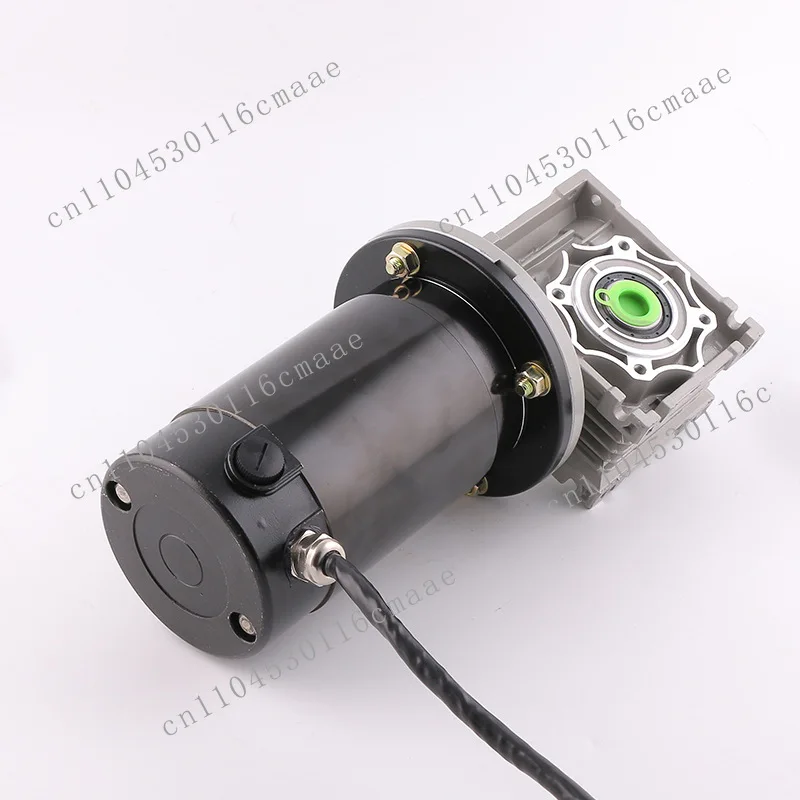 Processing 200W24V worm gear worm deceleration DC brushed motor motor 60Nm DC brushed motor