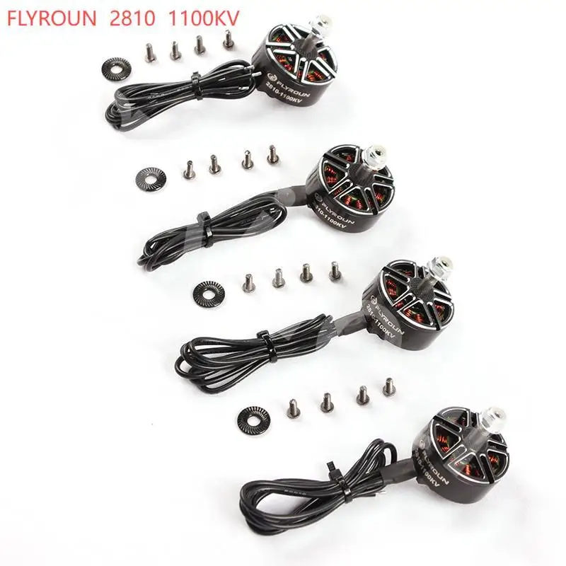 4pcs qixiaoer X2810 2810 900KV / 1100KV / 1500KV 4-6S Motores sem escova para drone de corrida FPV e multirotor
