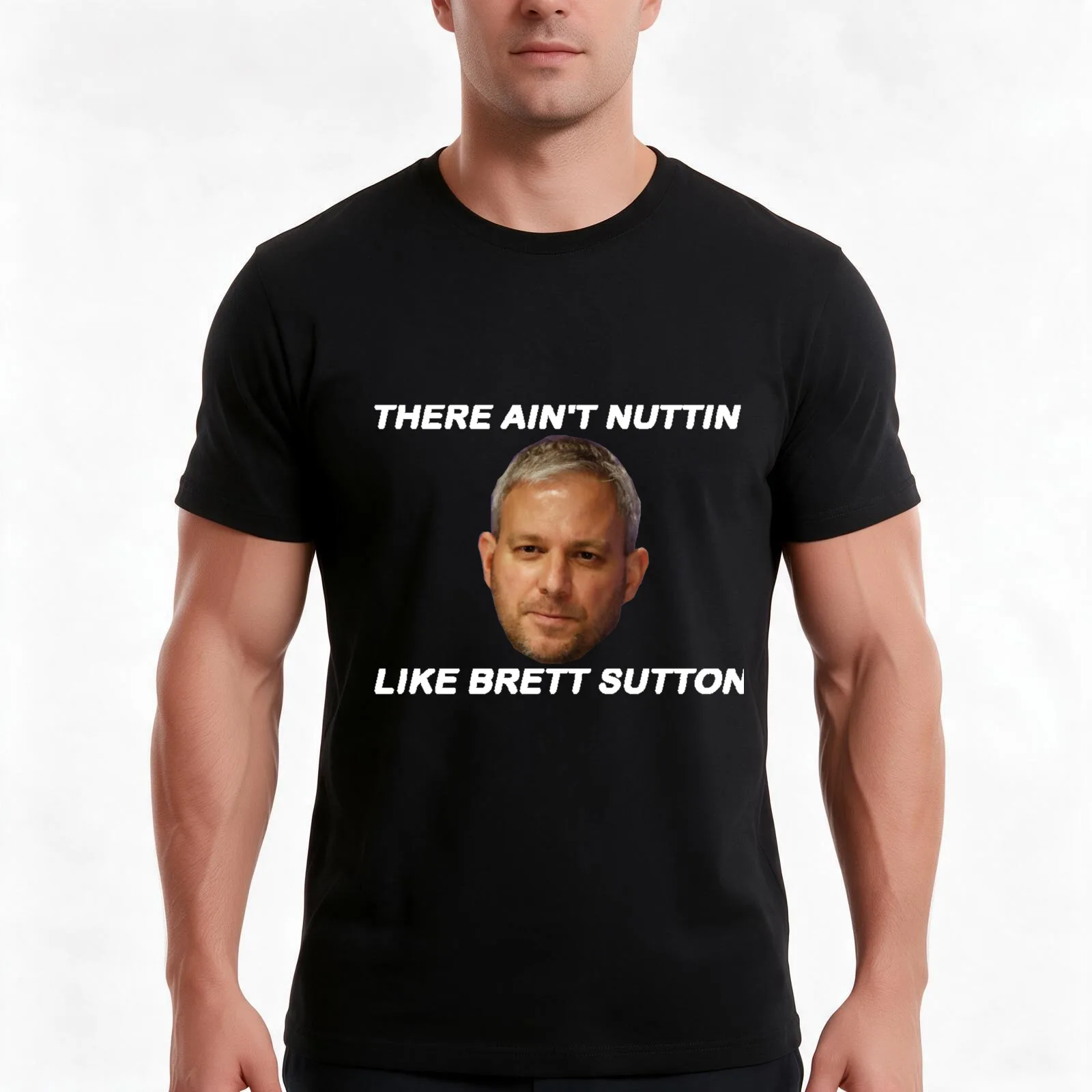 Brett Sutton Chief Health Officer T-Shirt, Summer Casual Cotton Tee, Oversized Streetwear Tops, Vintage Graphic Print