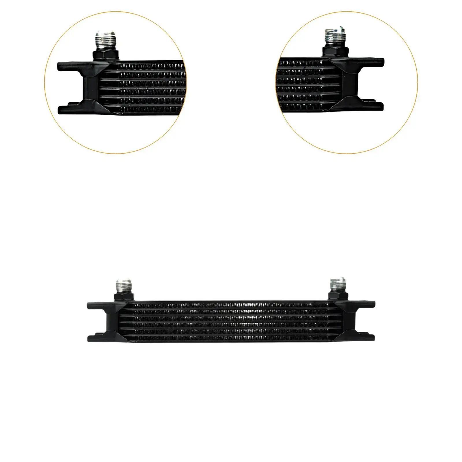 High Efficiency Transmission Oil Cooler Condenser Assembly Stacked Plate Design for Vehicle Engine Protection