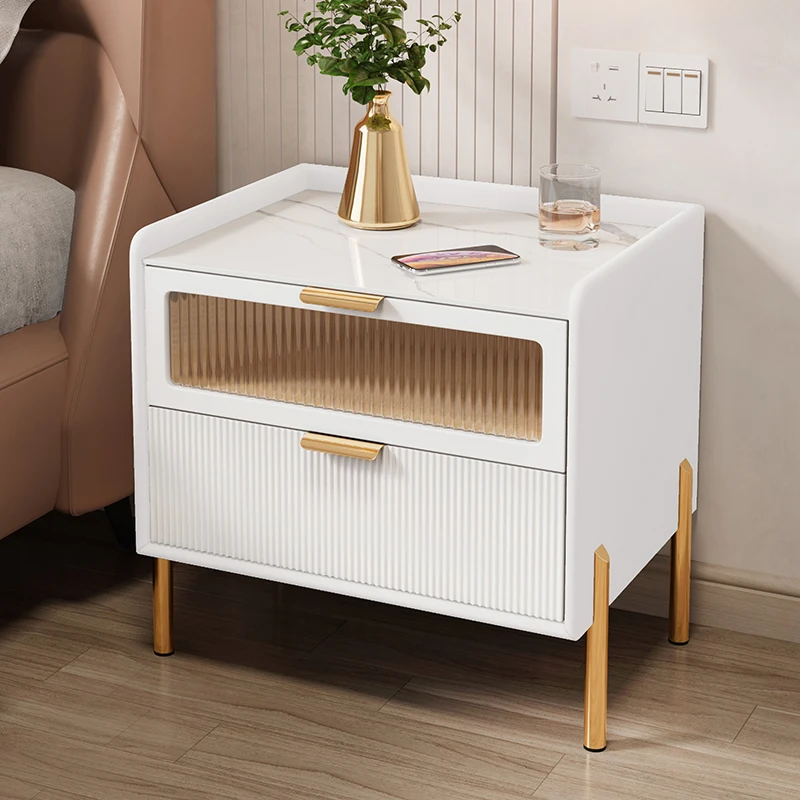 Smart Nightstands Bedroom Living Room Cabinets Bedside Table Room Small Table Nordic Furniture Comodino Home Furniture XY50BT image 4