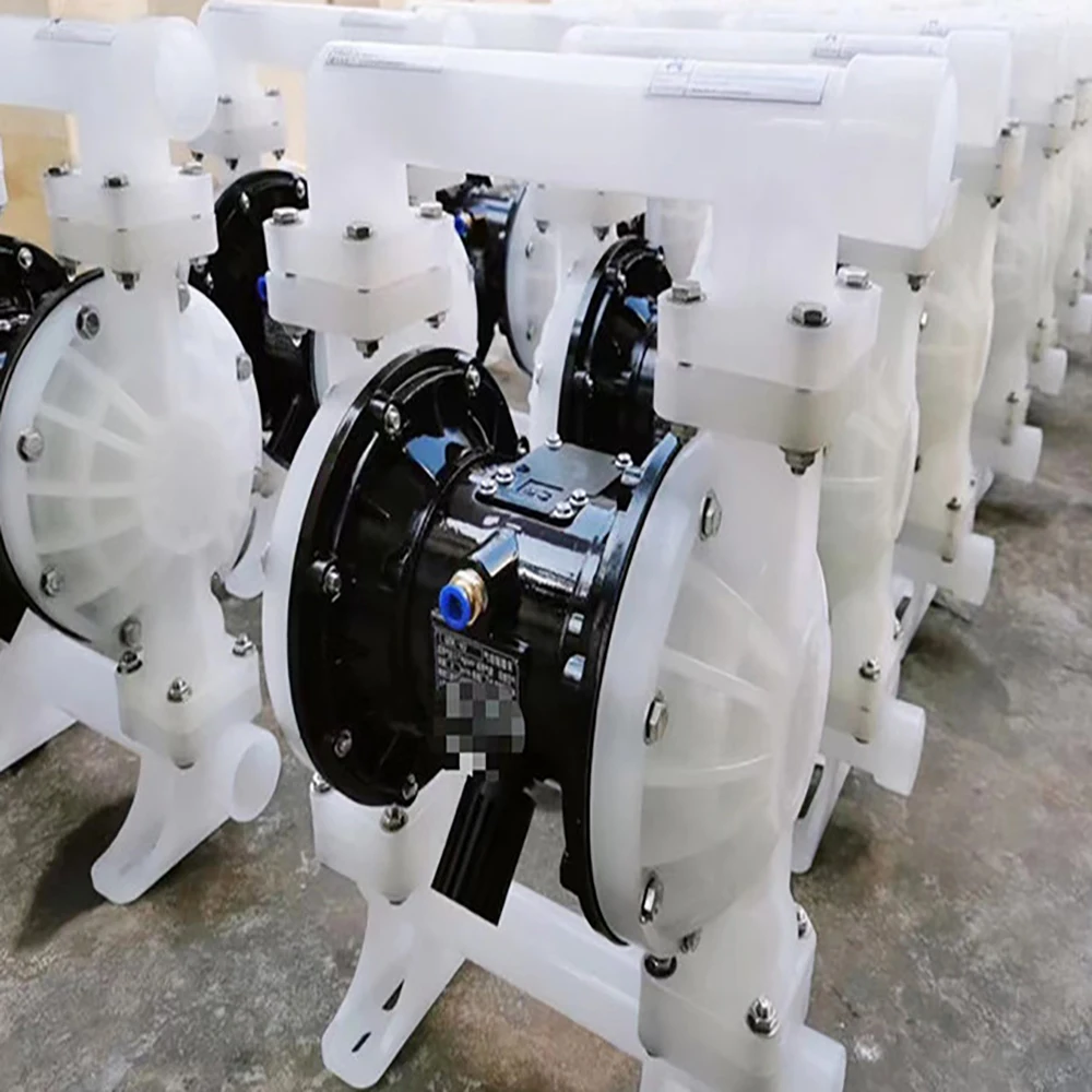 Plastic Air-operated Diaphragm Pump Corrosion-resistant Pump Air-driven Chemical Pump for Chemical Transfer