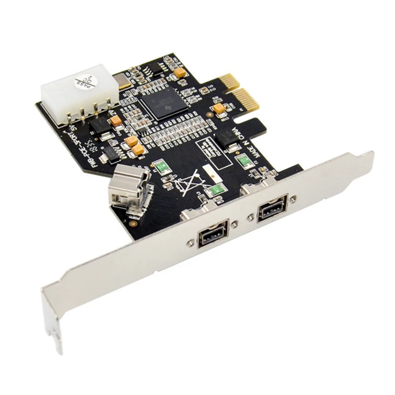 Imagem -02 - Video Capture Expansion Card Pci Express 1394b Portas Pci-e x1 para 1394b Controlador Xio2213azay Chipconjunto para Firewire 800