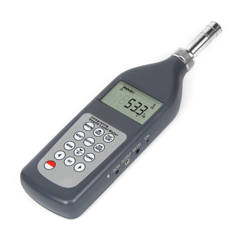 Digital display integral sound level meter SL-5868LEQ sound exposure integral sound level meter A, C weight, Lin (linear)