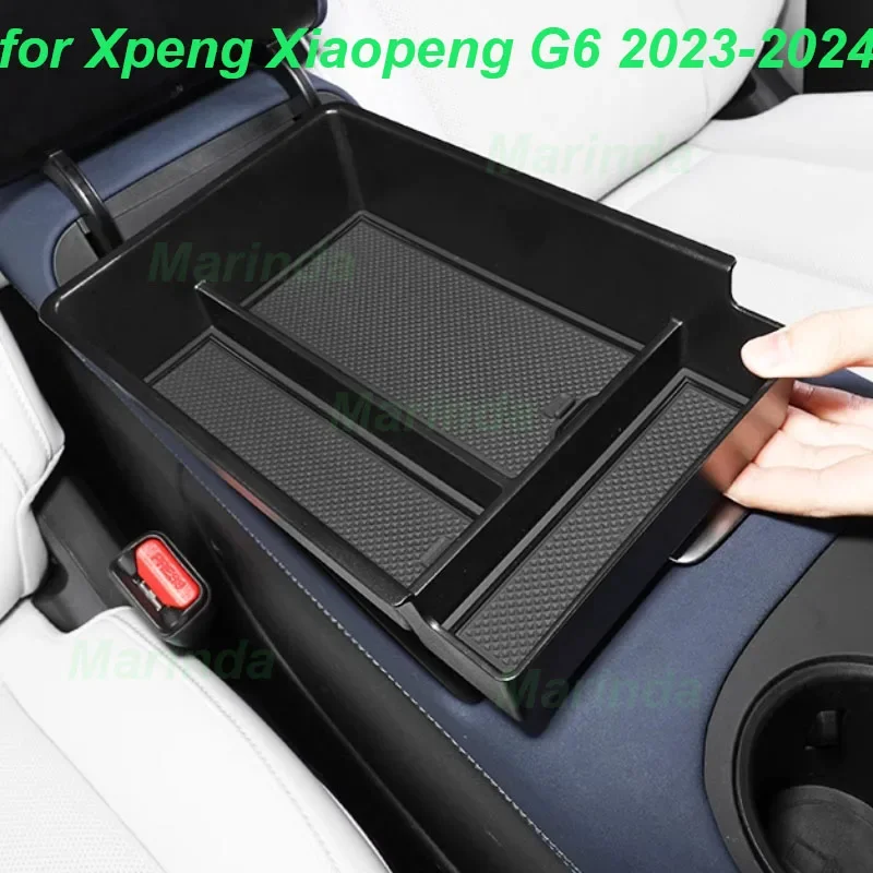 

Car Armrest Case Storage Box for Xpeng Xiaopeng G6 2023-2024 Central Armrest ABS Storage Box Tidying Interior Accessories