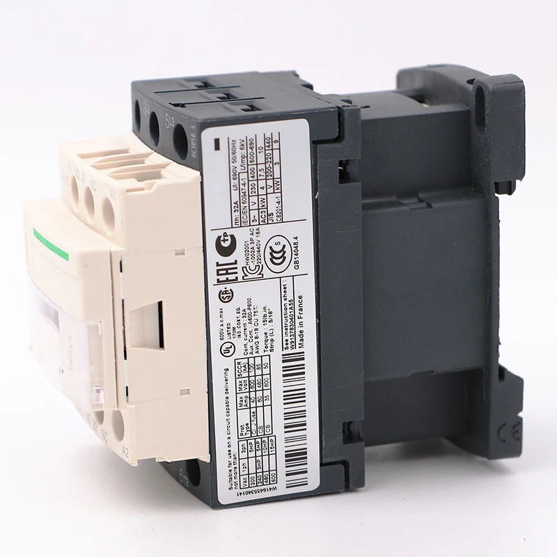 

LC1D18P7 Электрический магнитный контактор переменного тока 3P 3NO LC1-D18P7 Катушка переменного тока 18A 230 В