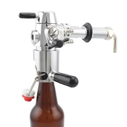 Manual Beer Bottle Filler Tap Defoamer Swing Top Glass Bottle Fillling Remove Foam Beer Keg Tower Filler Machine