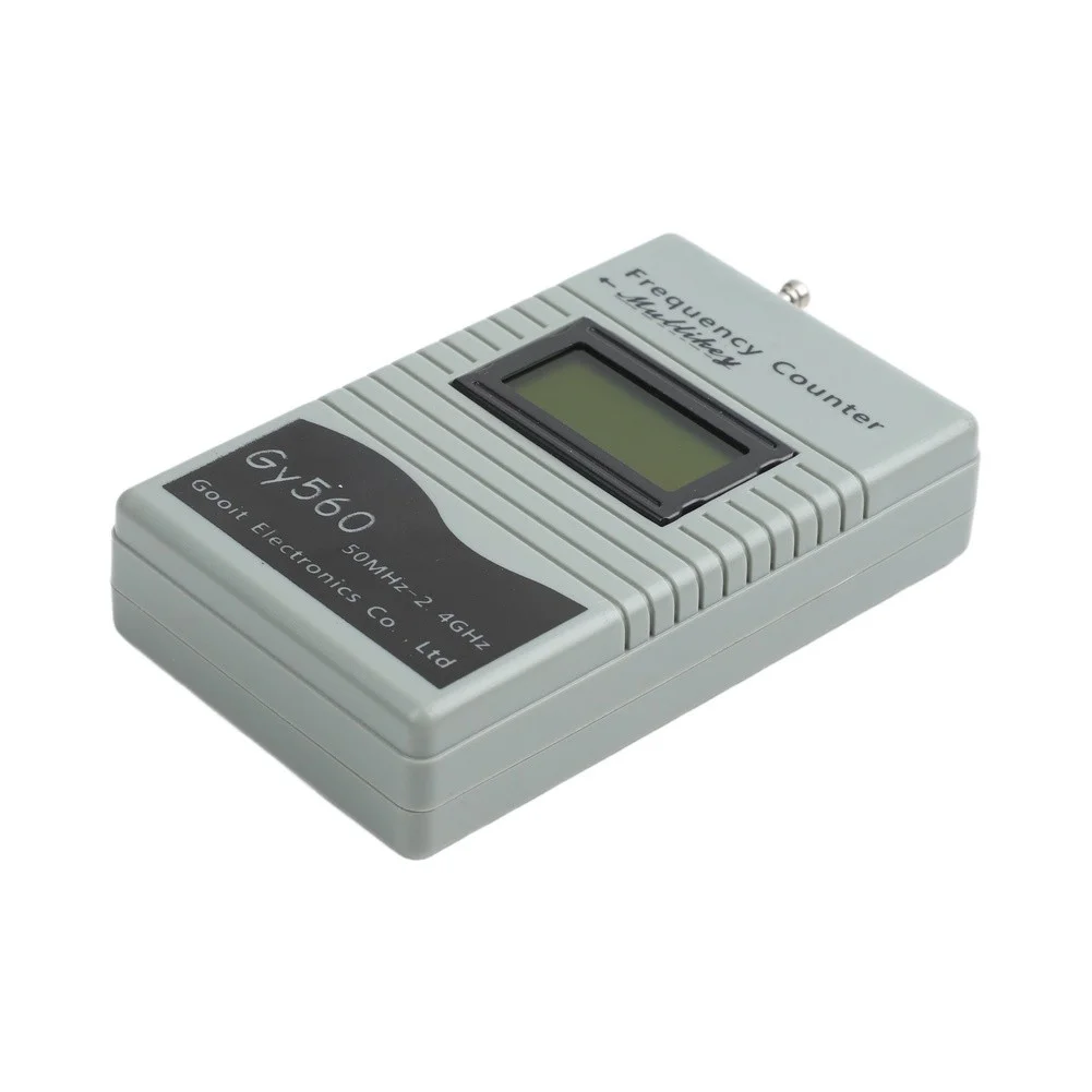 Frequency Counter Meter Gy560 for Testing UHF and VHF Radio Signals with Auto Shutoff and Single Button Control