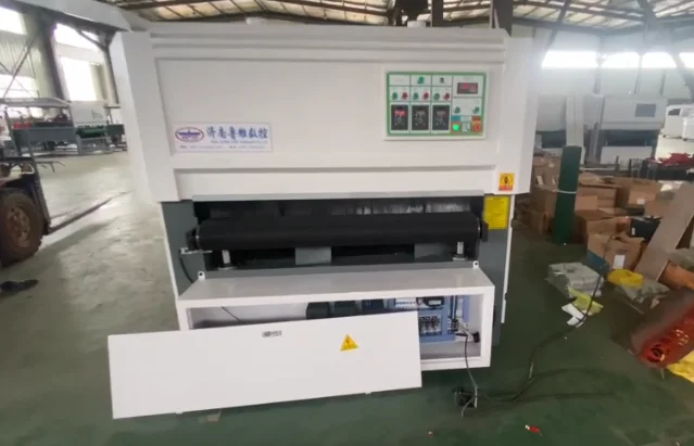 Planer Fiber Cement Board Plywood Production Broadband Heavy Double Sided Sander Wood Sander