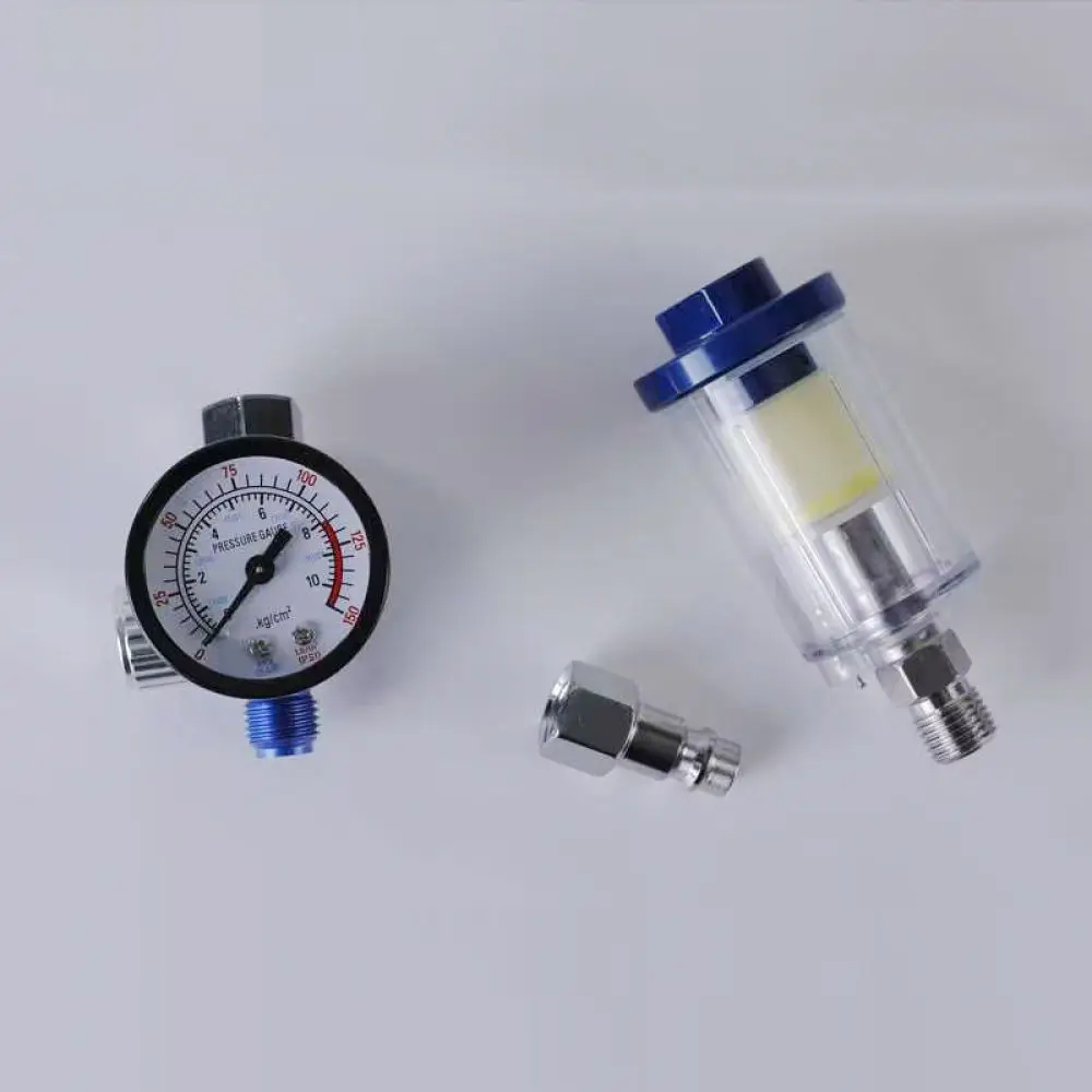 Pneumatic Paint Applicator Regulator Moisture Filter Oil Water Separator For Spraying System Air Compressor Tool Gauge