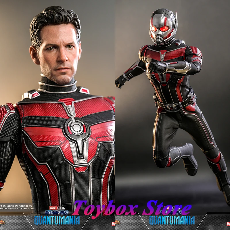 HOTTOYS HT MMS690 1/6 The Ant-Man Red Updated Head Sculpt Action Figure Ant-Man and the Wasp：Quantumania Movie 12