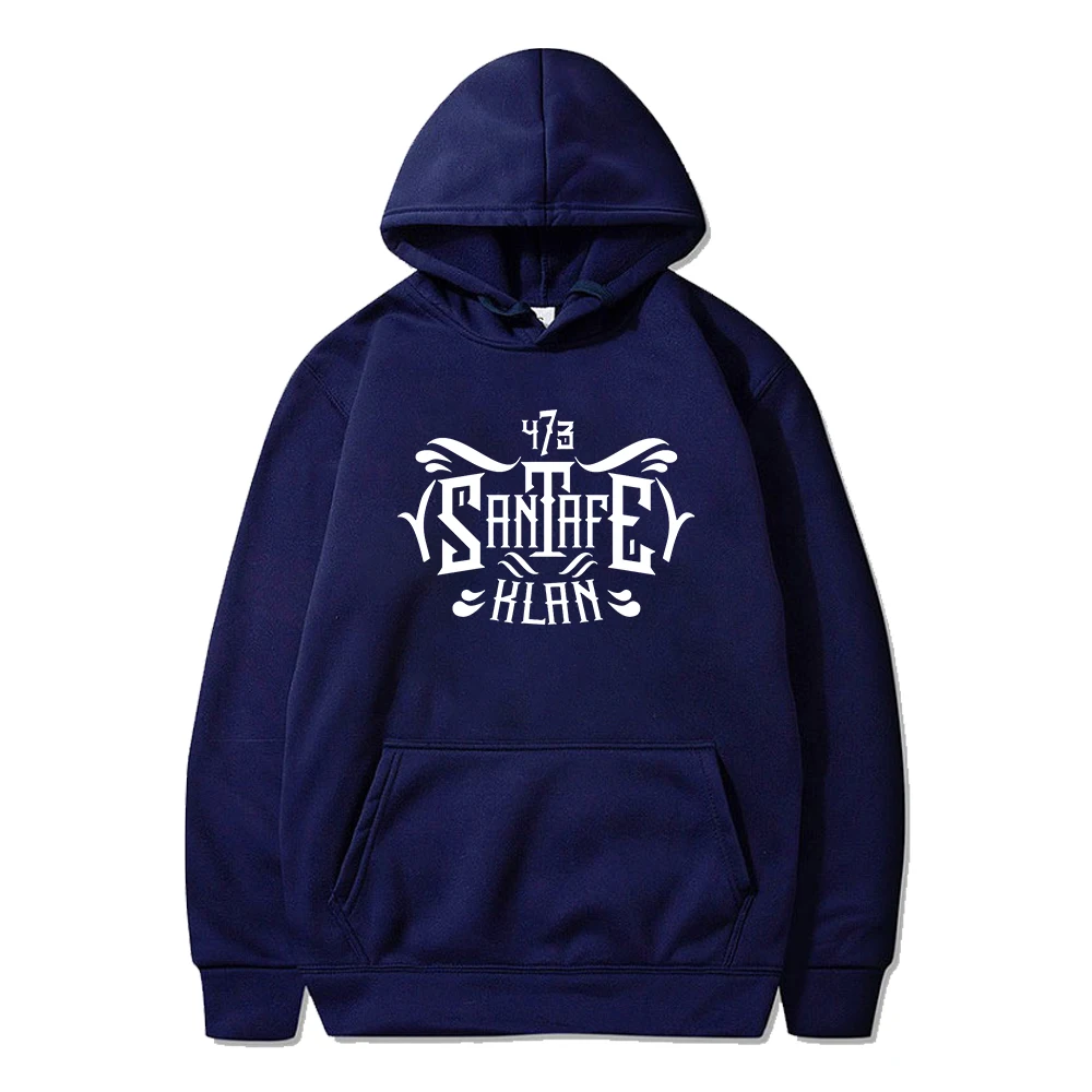 เสื้อสเวตเชิ้ตมีฮู้ดแขนยาวสำหรับ hoodie Musik เสื้อผ้าแนวฮิปฮอปทัวร์กีฬา Santa Fe klan 473 Todo Y Nada