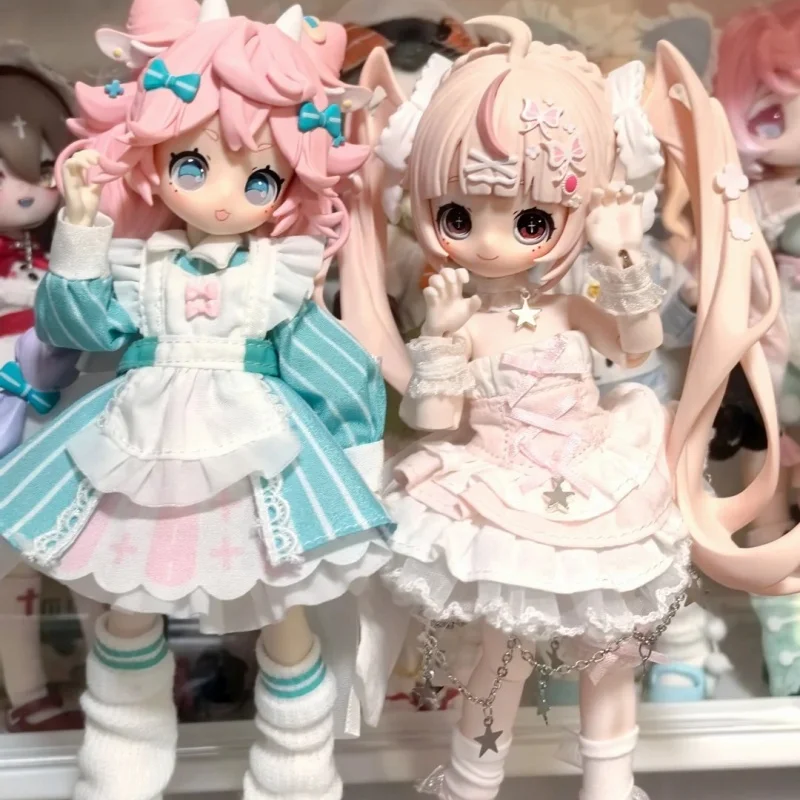 New Onemore Sugary Girls Bjd Blind Box Genuine Mobile Doll 8 Points Mjd Doll Handmade Mystery Box Ornament Girl Surprise Gifts