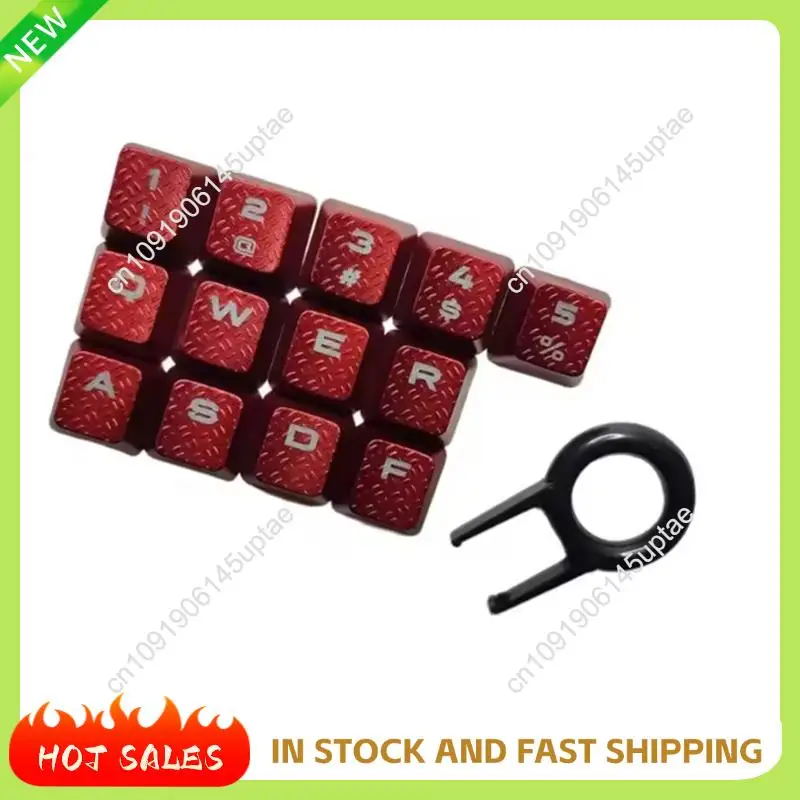 N88R 13Key Anti Slip Caps Mechanical Keyboard Keycaps Slip Proof Backlights Enhances Typing Gaming For K70 K95 066A