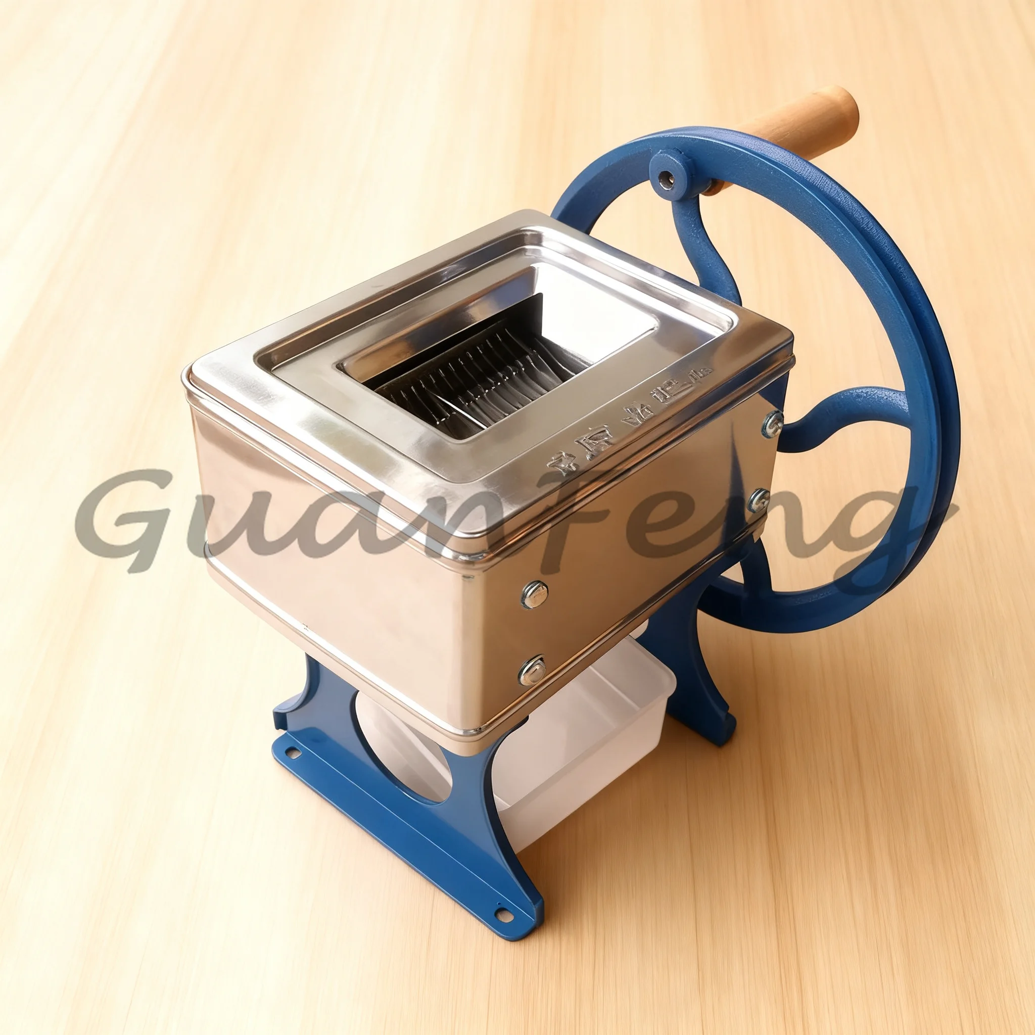 Multifunctional Stainless Steel Food Processing Machine, Electric Vegetable Cutter & Meat Grinder with Manual Meat Slicer