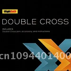 Double Cross 3.0 Ultra Pen by Mark Southworth (1 X + Heart Mentalism Stamper) 1 Close Gimmick Props Up Illusions Tricks Magic