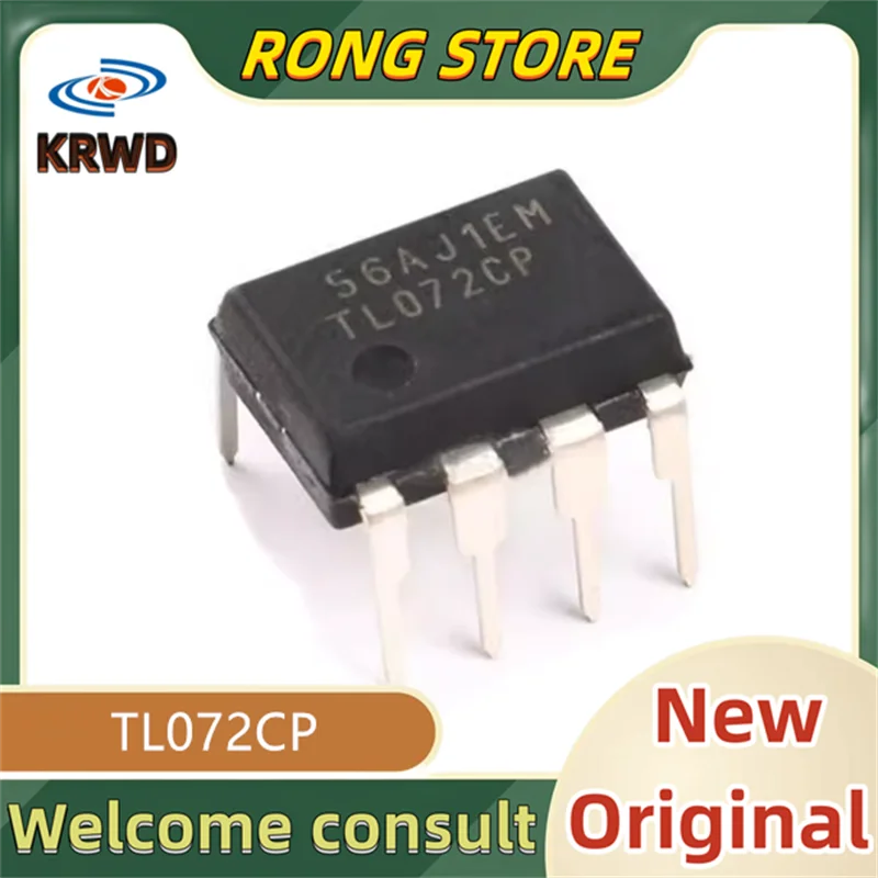 10PCS TL072CP New original TL072 DIP-8