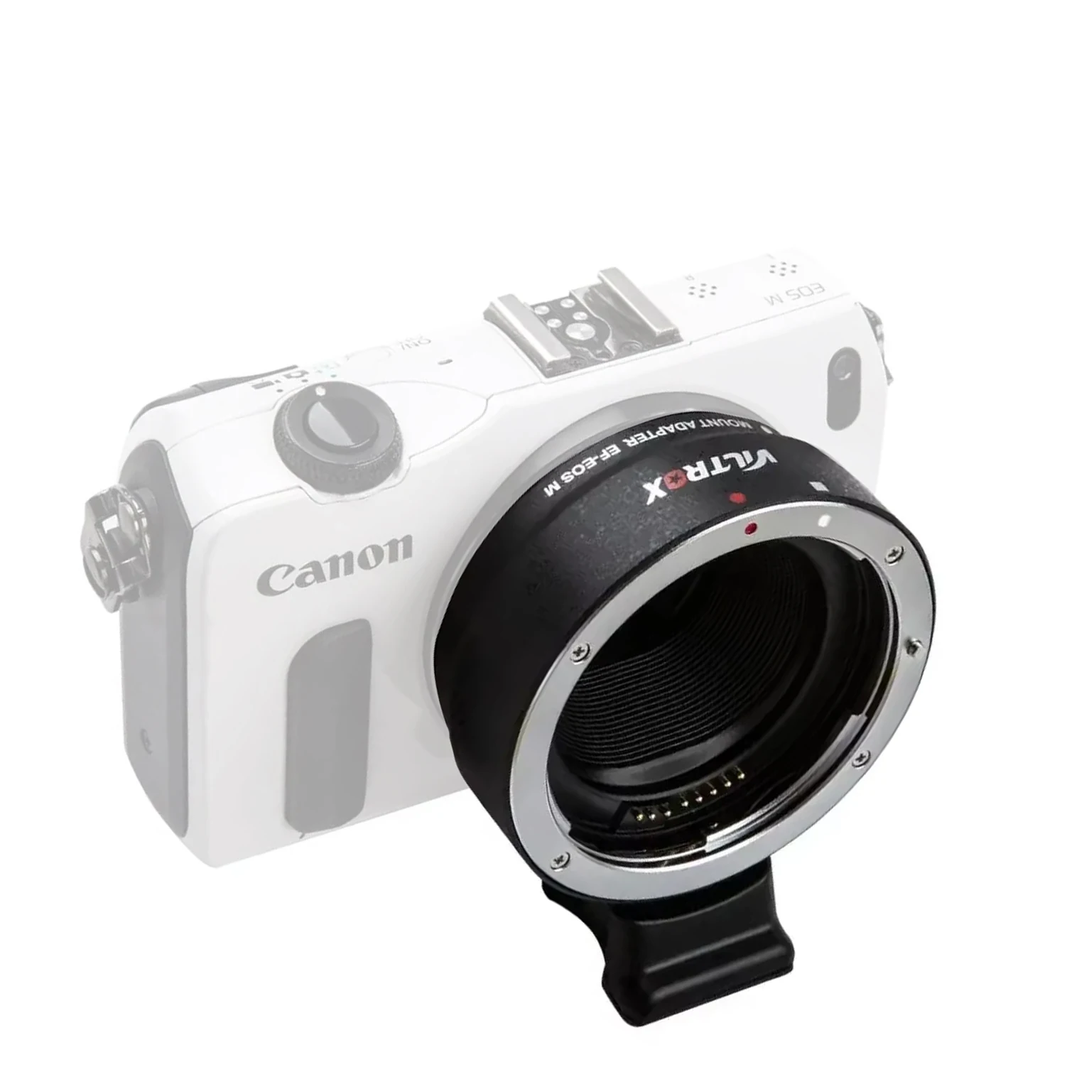 

Адаптер Viltrox для автофокусировки Canon EF на EOS M, совместимый с объективами EF EF-S и камерами M2, M3, M5, M6, M10