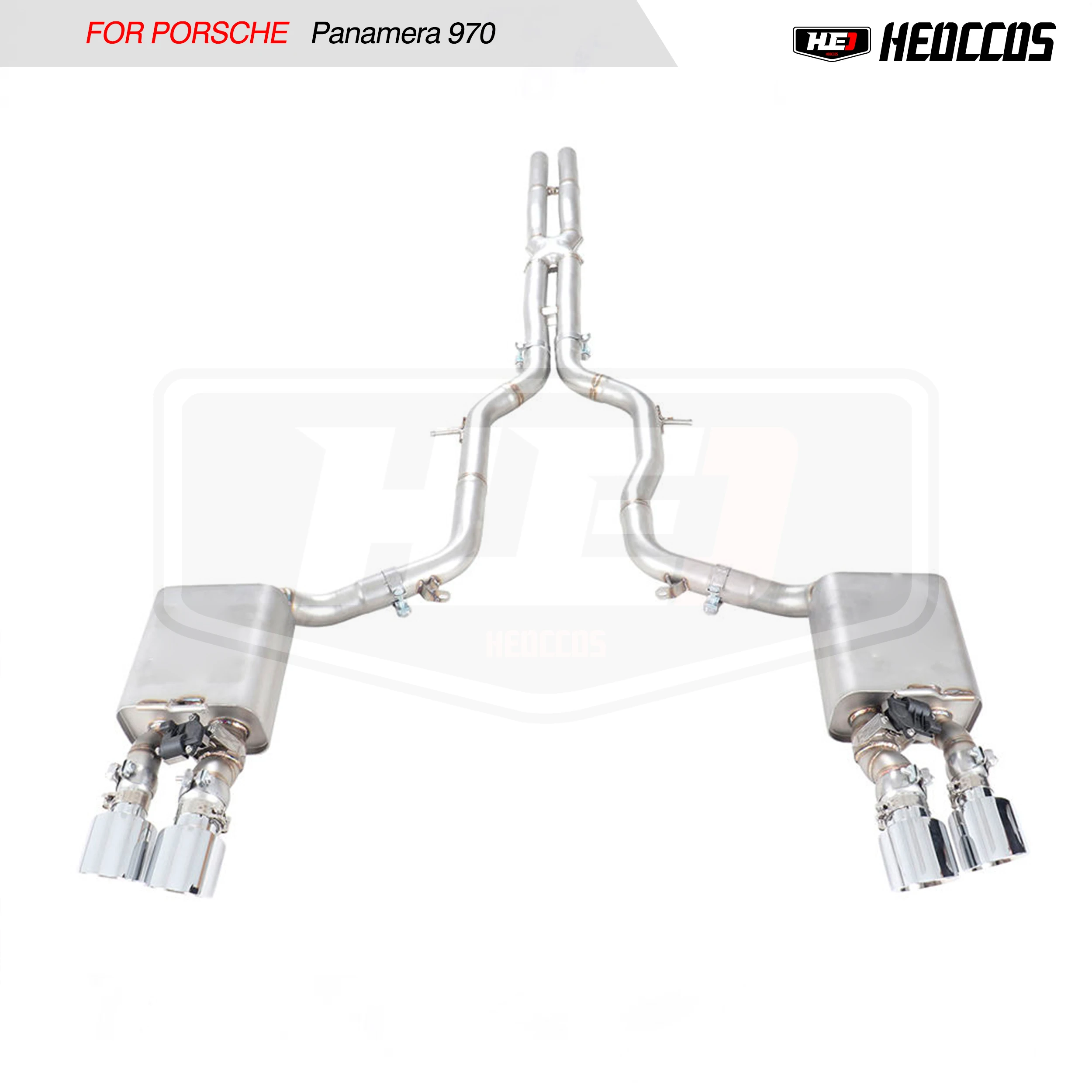 

HEO High performance Car exhaust Catback System for Porsche panamera 970 971 2.9 3.0 3.6 4.8 exhaust Catback tips SUS304