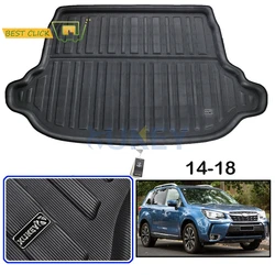 Fit For Subaru Forester SJ 2013-2018 Boot Liner Rear Cargo Floor Mat Trunk Tray Pad Protector Mud Kick 2014 2015 2016