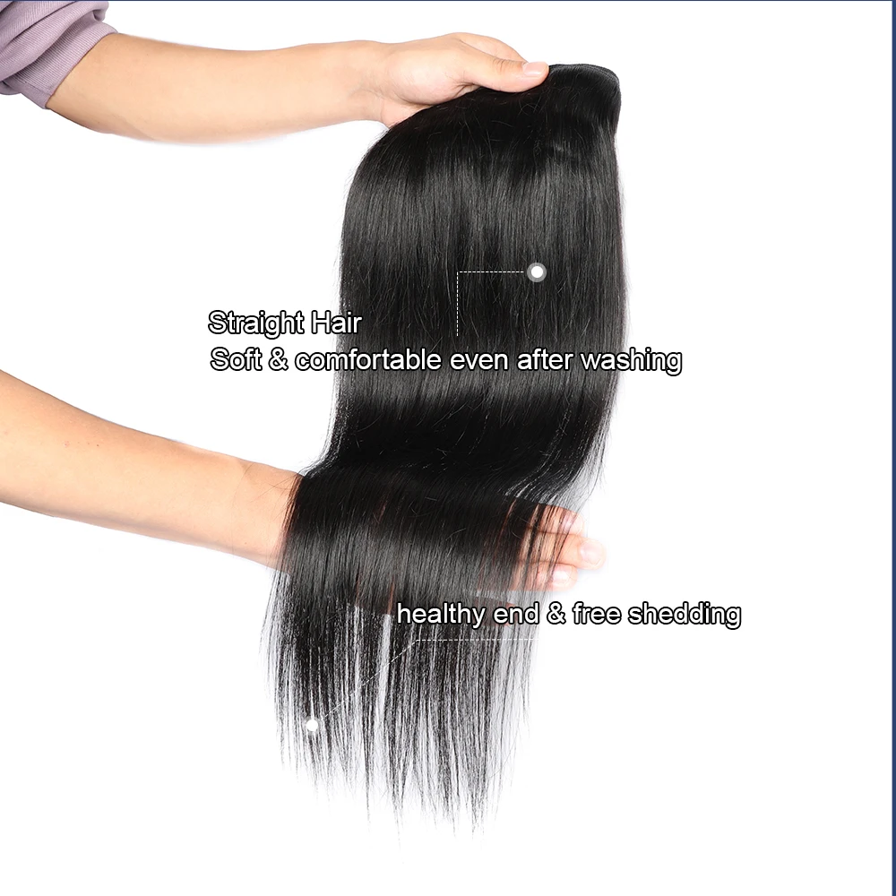 Перуанские волосы Megeen, 12-32 дюйма, 15 А, 100% человеческие волосы для наращивания, прямые волосы с косточками 1/3/4, двойные уточные волнистые волосы для женщин