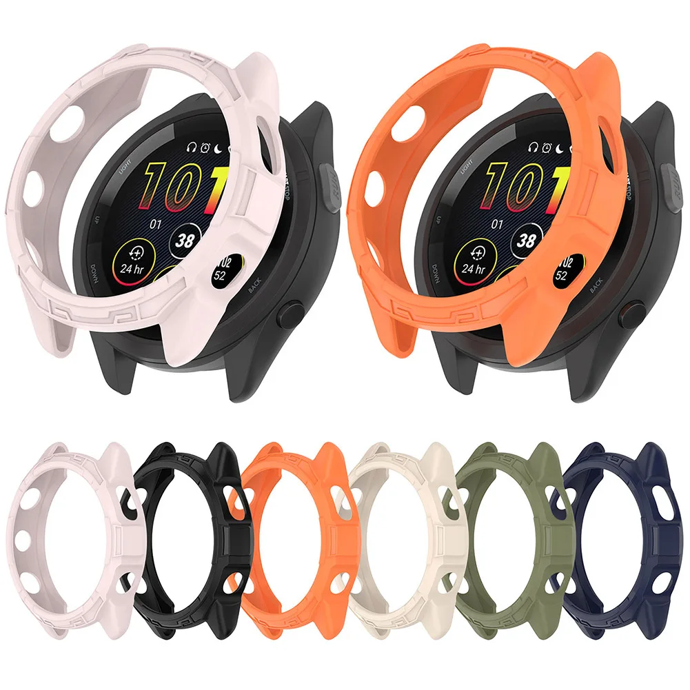 

TPU Case Shockproof Bumper Protector Shell Anti-scratch Bumper Sleeve Shell Anti-Drop for Garmin Forerunner 265/Forerunner 265S