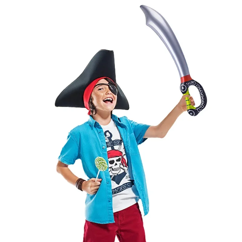 12pcs coltello pirata gonfiabile giocattolo per bambini spada gonfiabile gioco coltello giocattolo arma Prop Stage spada gonfiabile giocattolo