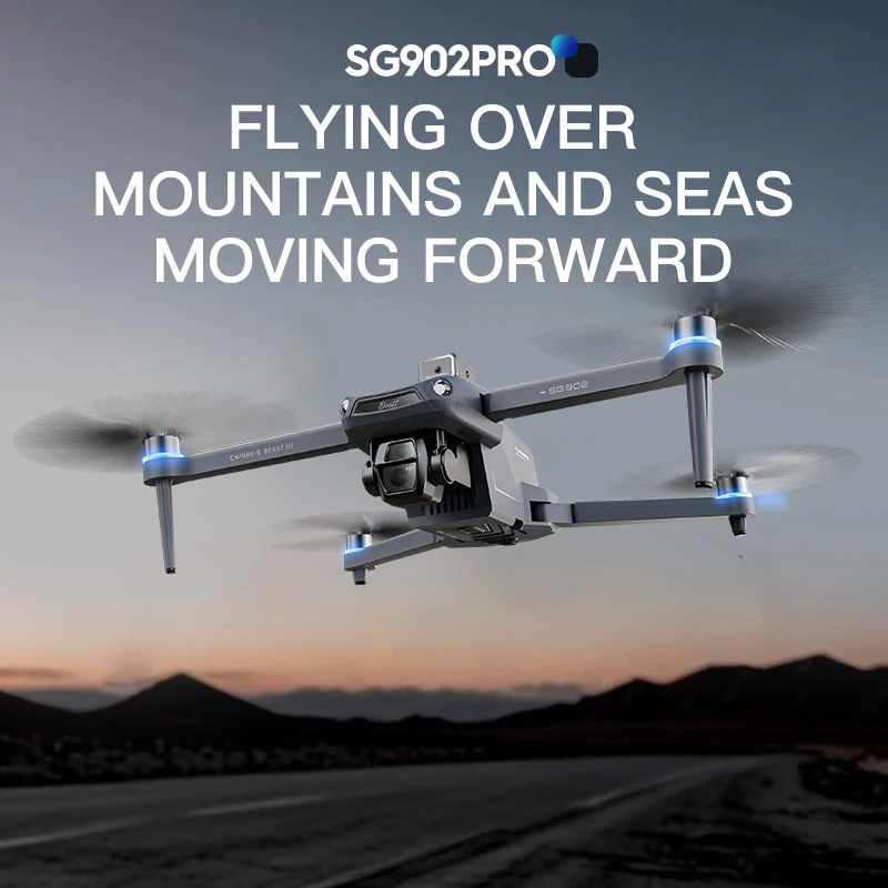 JCMO SG902PRO 전문가용 2K 듀얼 카메라 드론 360 적외선 장애물 회피 지능형 GPS 위치추적 100g 적재량 쿼드콥터