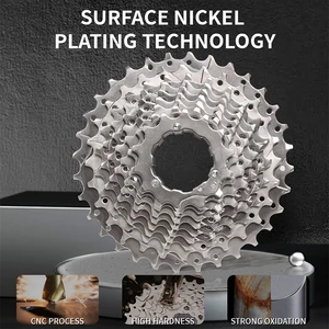 Bucklos Bike Cassette MTB, Road Bicycle Steering Wheel, 8/9/10/11/12 Speeds, HG Structure for Shimano 11 Speeds, Bicycle Parts 10 Main Sales Cassette 11V - №7