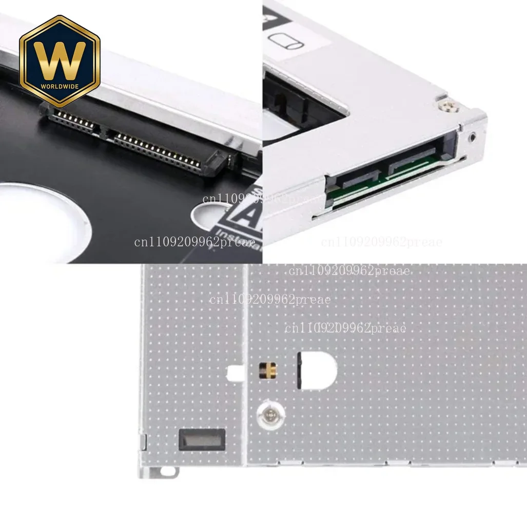 10PCS Replacement 2nd HDD SSD Hard Drive Caddy Tray for MacBook Pro 13/15/17 (A1278/A1286/A1297) 2008-2012 2.5 Inch 9.5MM