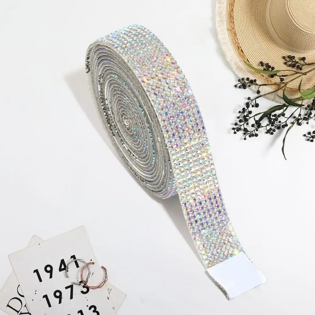 Self-adhesive Rhinestone Ribbon Sparkling Self-adhesive Rhinestone Tape Diy Crafts Gift Wrapping Party Decoration Supplies Great