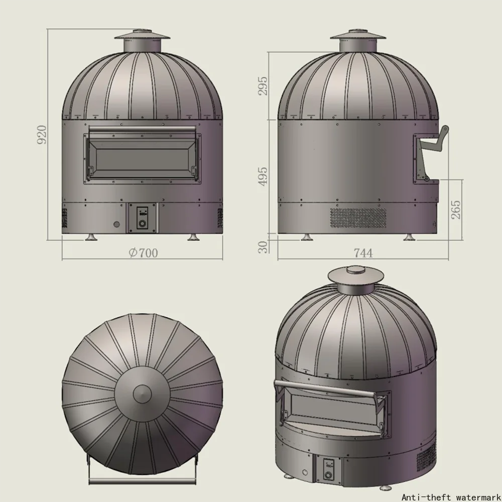 2025 Hot Selling Product - Automatic Rotary Electric/Baking Equipment for Pizza Shops: Rotary Pizza Oven
