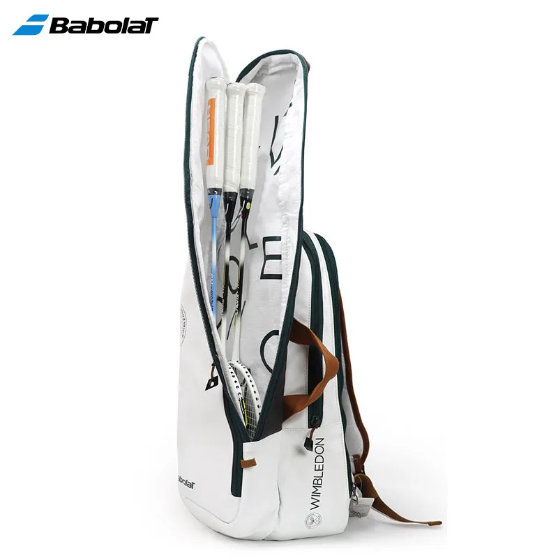 Professional BABOLAT 2 Usages PURE WIM Tennis Backpack Men Women Squash Padel Beach Tennis Training Bag 2-Pack Tennis Racket Bag
