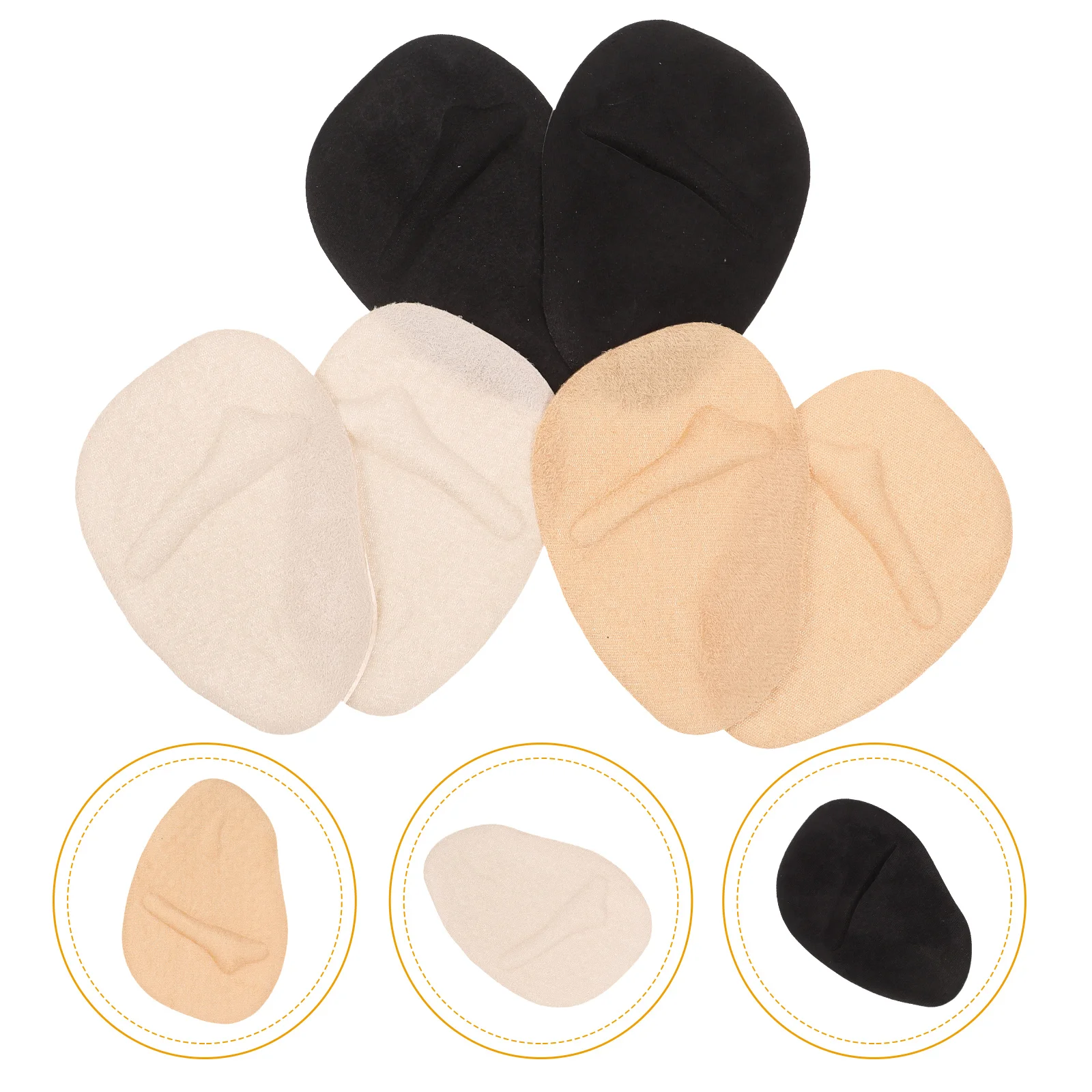 

Non-Slip Gel Forefoot Pads High Heel Sole Cushions Anti-Slip Shoe Insoles Breathable Foot Pads For Men Women Kids