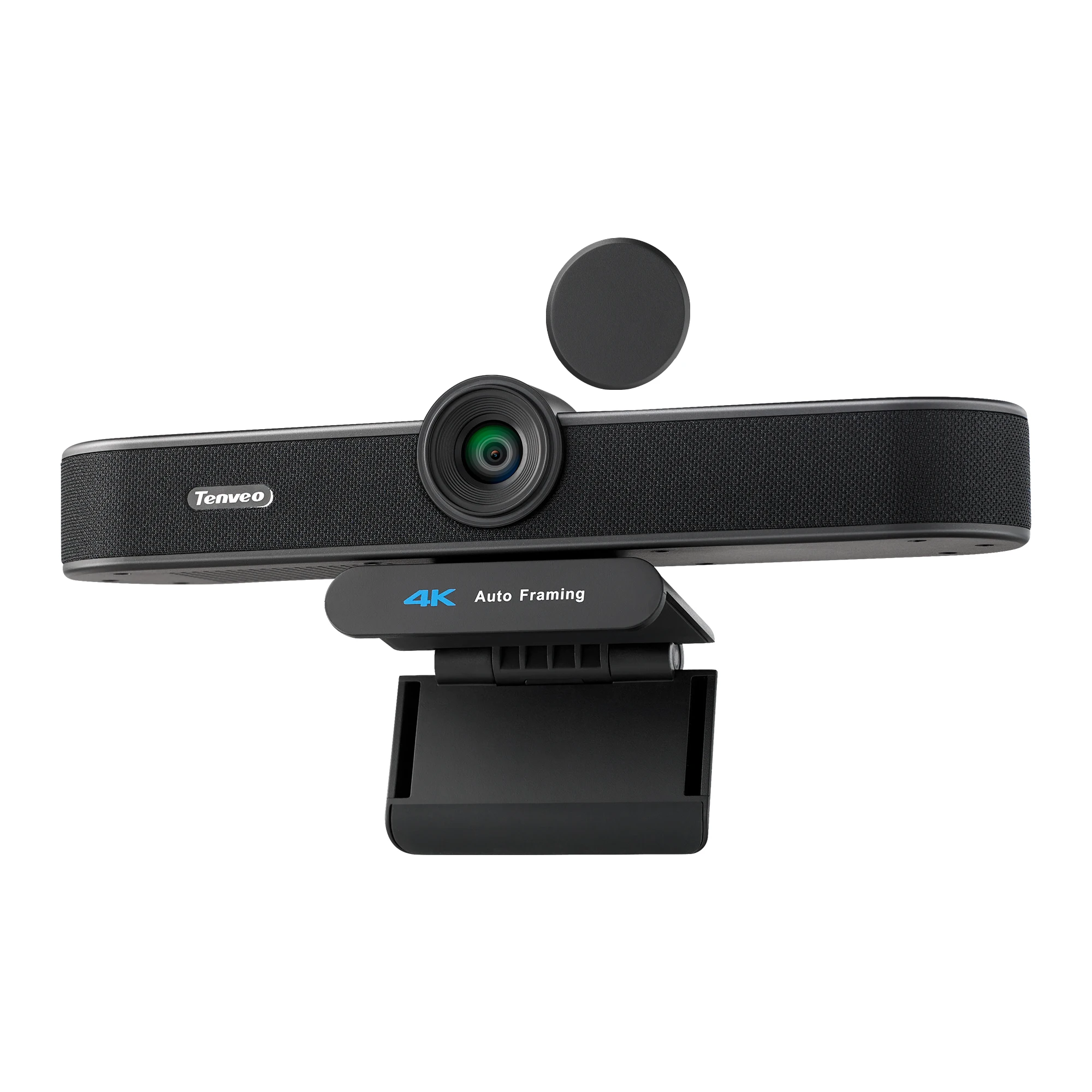Tenveo All-in-One 4K AI Auto Tracking Framing Speaker Sound Bar Audio Video Conference Room Webcam