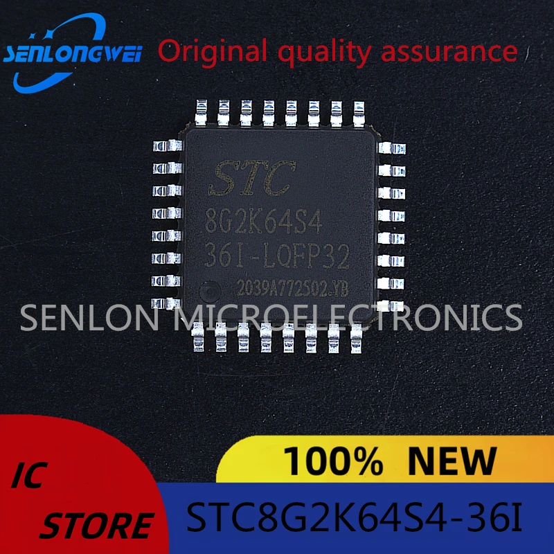 New original STC8G2K64S4-36I-LQFP32 Enhanced 1T 8051 single chip microcontroller MCU